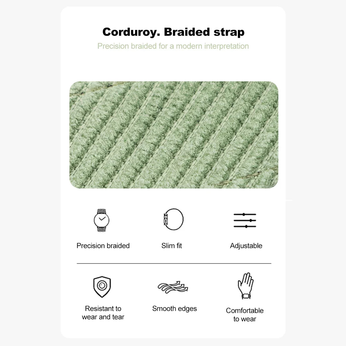 Corduroy Apple Watch Band Series 11/10/9/8/7/6/5/4/ SE / Ultra 1/2/3