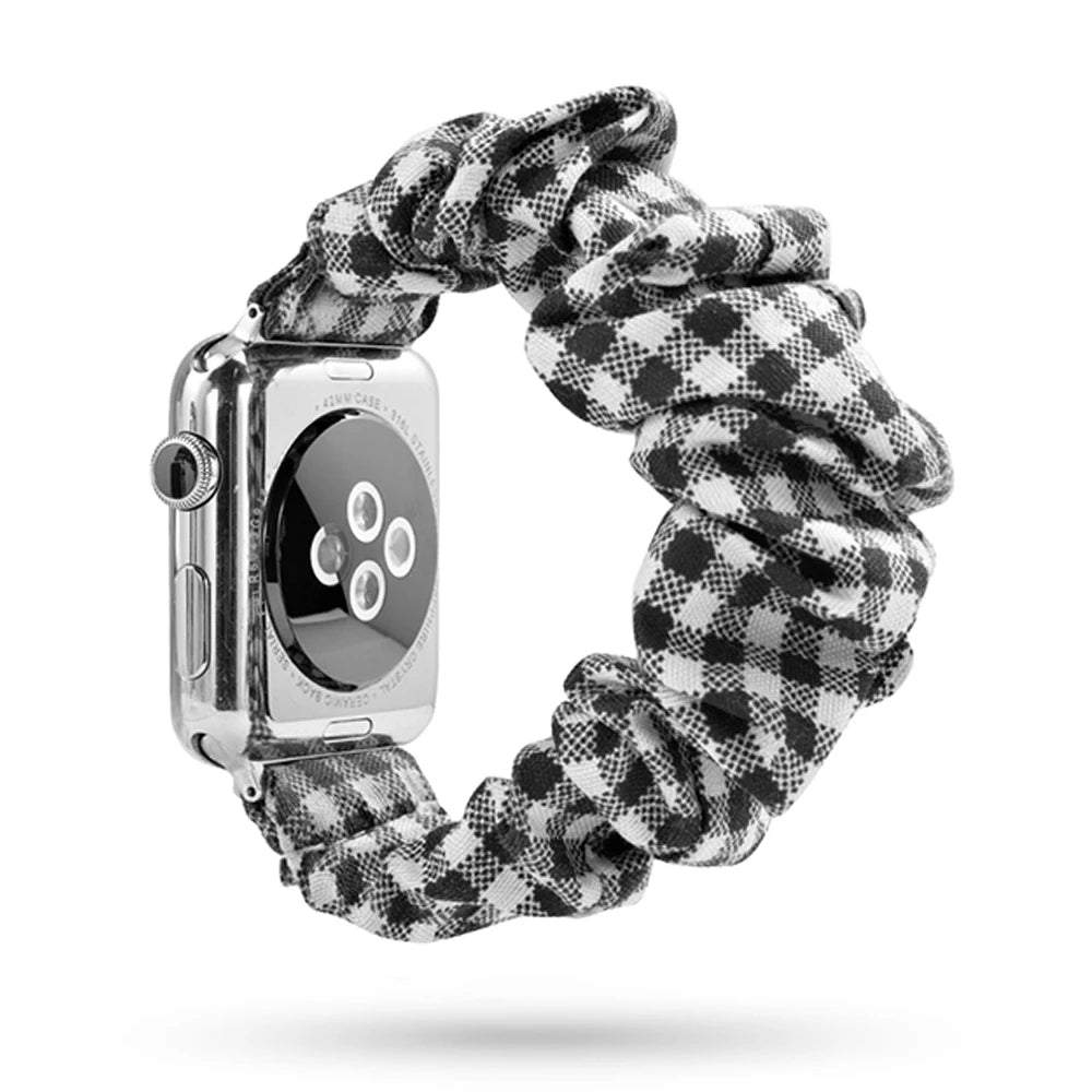 Scrunchie Elastic Apple Watch Armband Series 11/10/9/8/7/6/5/4/ SE / Ultra 1/2/3