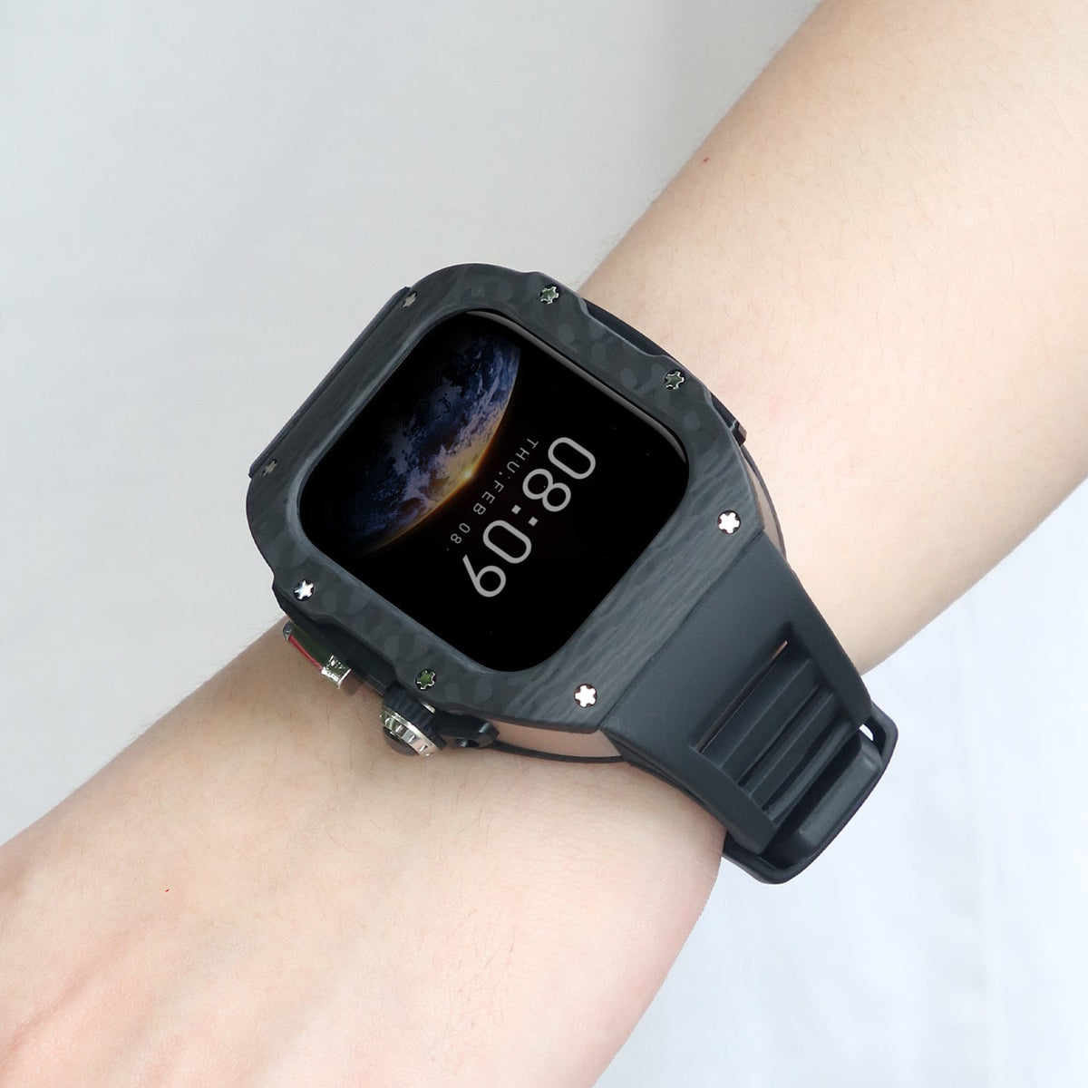 Luxury Mod Kit for Apple Watch 10/11 (42/46mm) - Rose Gold Edition