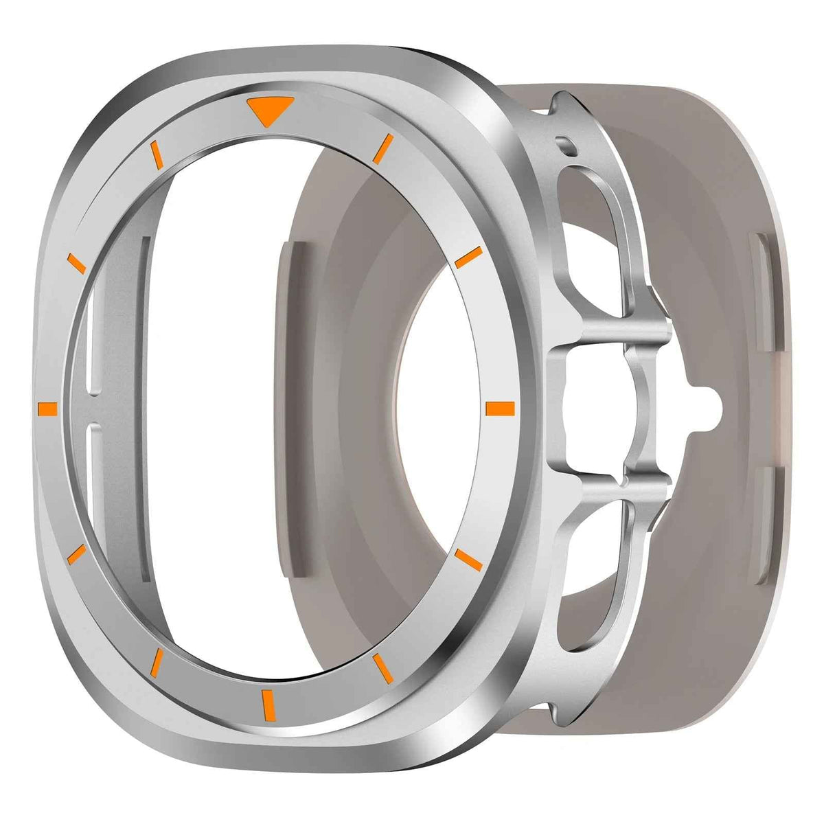 Samsung Galaxy Watch Ultra 47mm Metal Case - Anti-Fall Hard Alloy Frame + Protective