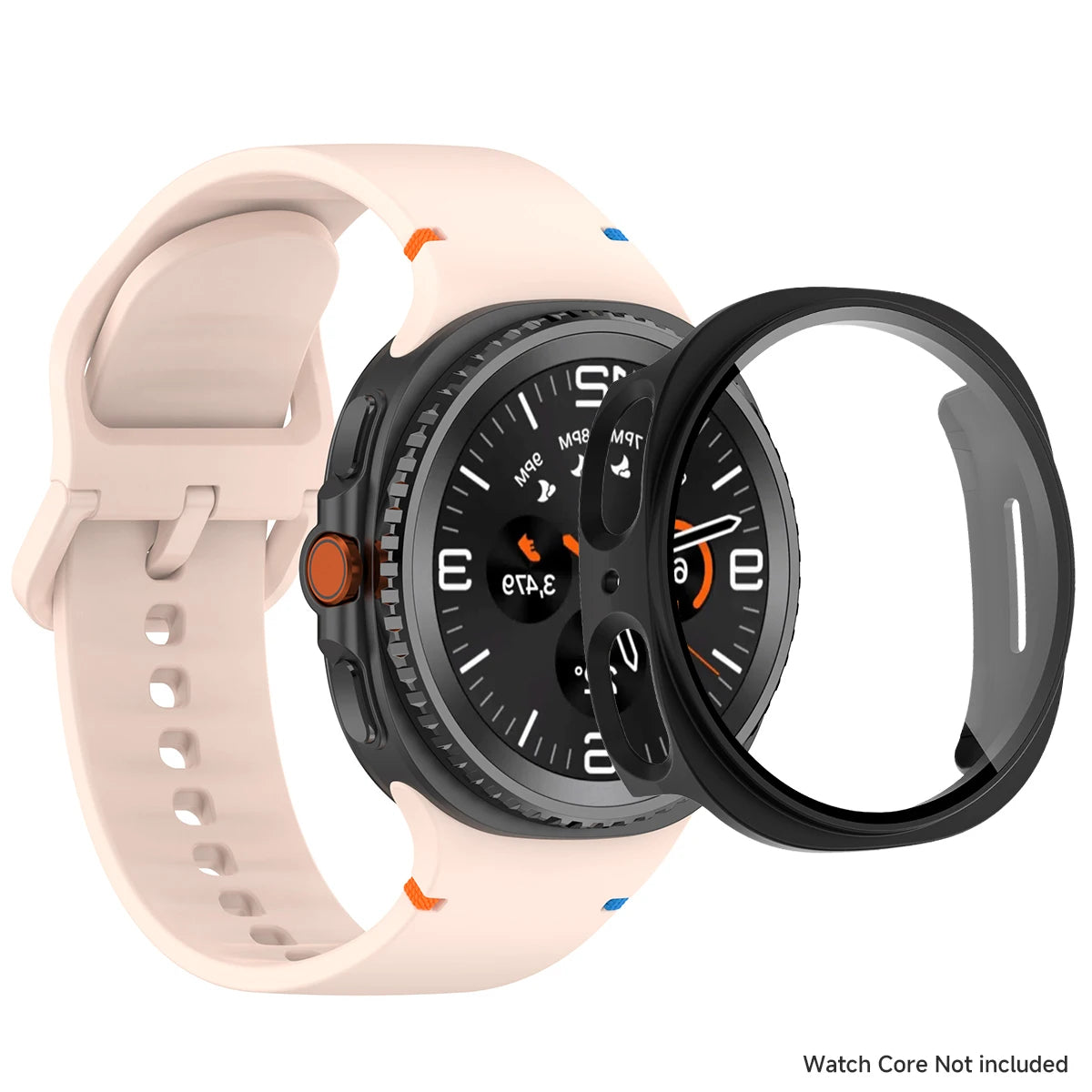 Case+Silicone Strap For Samxung Galaxy Watch 8 40MM, 44MM