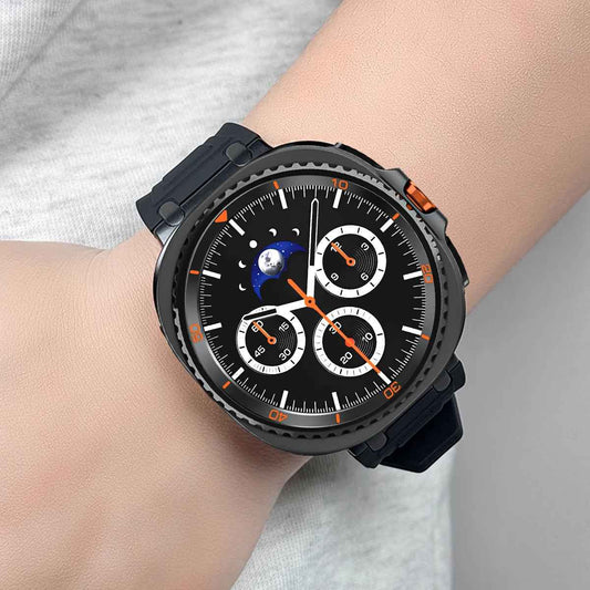 Premium Metal Case for Samsung Galaxy Watch 8 44mm 40mm, Heavy Duty Protective Cover