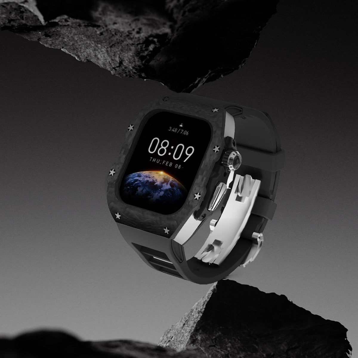 Luxury Mod Kit for Apple Watch 10/11 (42/46mm) - Titanium Edition