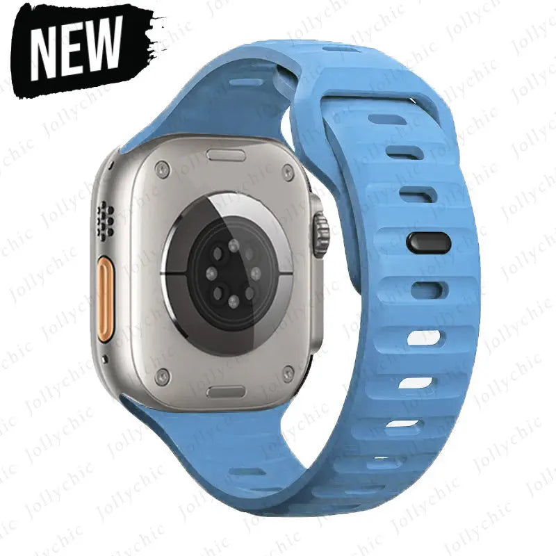 Silicone Band For Apple Watch Series 11/10/9/8/7/6/5/4/ SE / Ultra 1/2/3