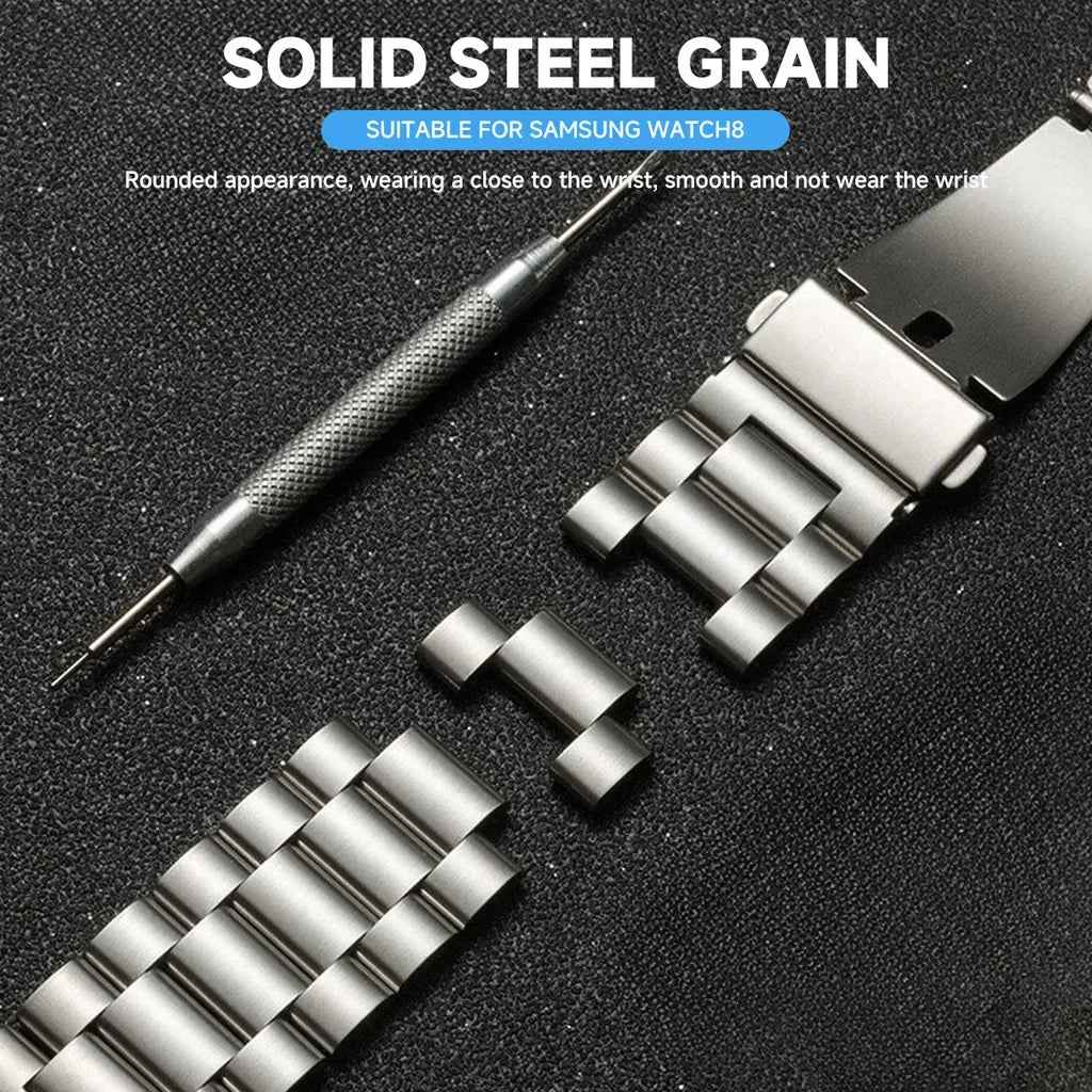 Luxury Stainless Steel Integrated Band for Samsung Galaxy Watch 8 & 7 I 40MM, 44MM, 46MM, 47MM