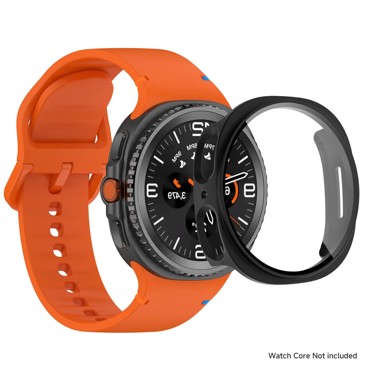 Case+Silicone Strap For Samxung Galaxy Watch 8 40MM, 44MM