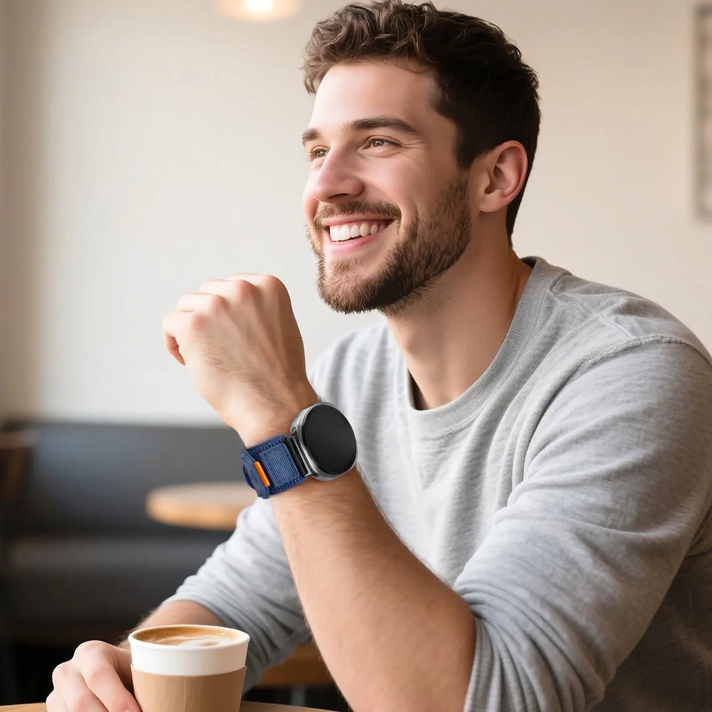 Samsung Galaxy Nylon Tactical Watch Band – Metal Buckle Watch8/Watch8 Classic/Watch9