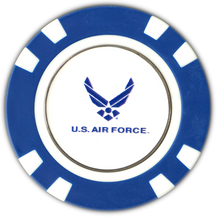 Load image into Gallery viewer, Officially Licensed U.S. Air Force Poker Chip Ball Marker
