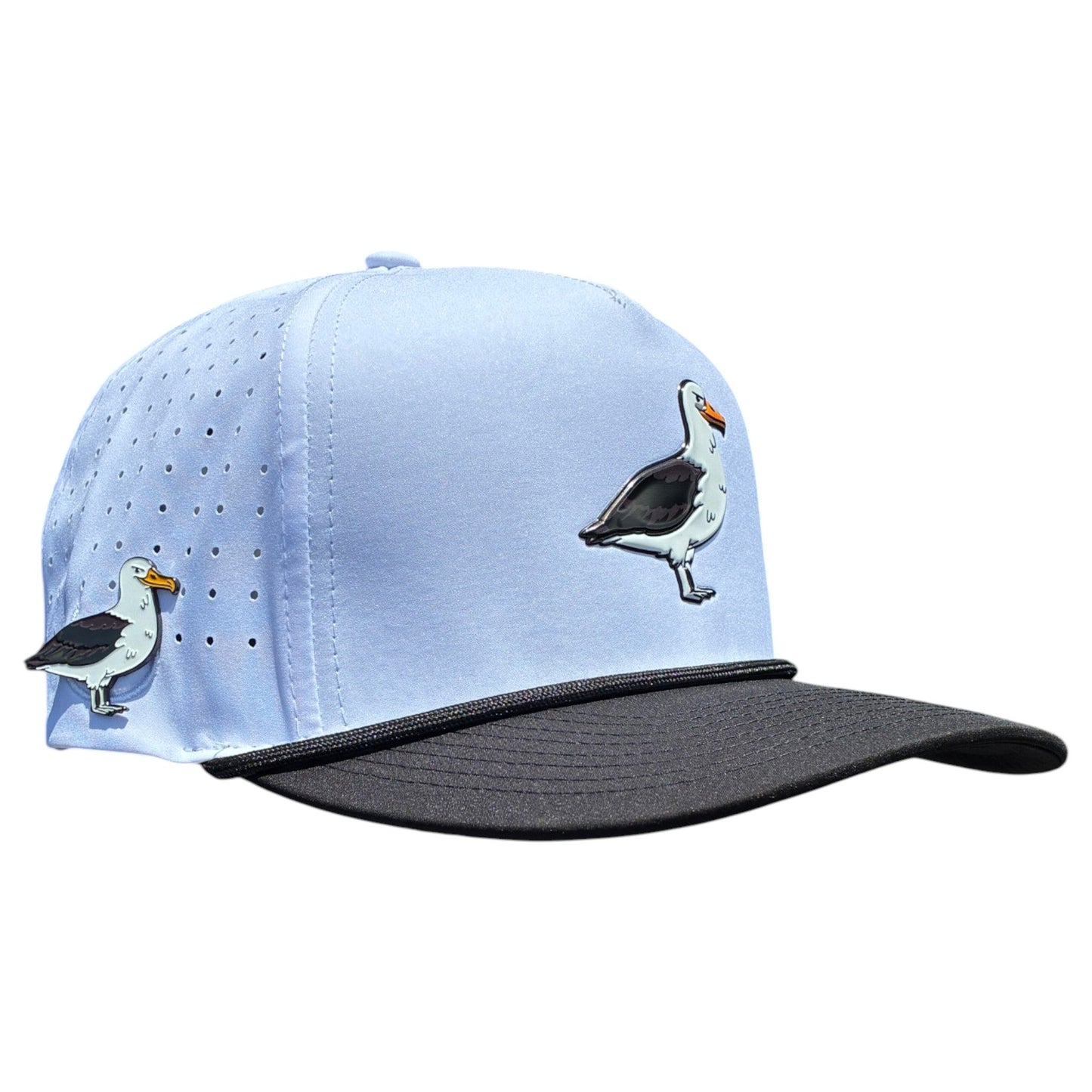 Albatross Golf Hat | Snapback Cap | Built-in Magnetic Ball Marker Holder + Marker Included | Adjustable | Bird