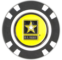 Load image into Gallery viewer, Officially Licensed U.S. Army Poker Chip Ball Marker
