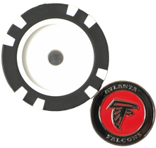 Load image into Gallery viewer, Officially Licensed Atlanta Falcons Poker Chip Ball Marker
