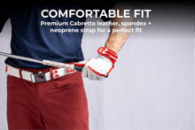 Load image into Gallery viewer, THE BYRD GOLF GLOVE - White/Red
