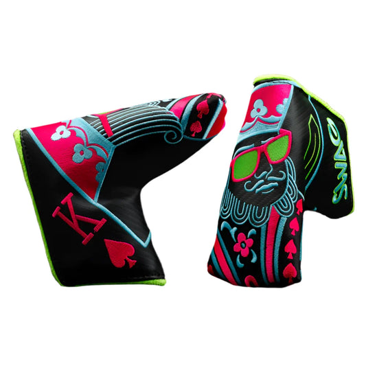 Swag Golf - Swagenta Eclipse Pink and Blue King Blade Putter Headcover