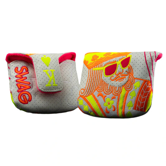 Swag Golf - Orange & Bolt King Mallet Putter Headcover *opened, no bag*