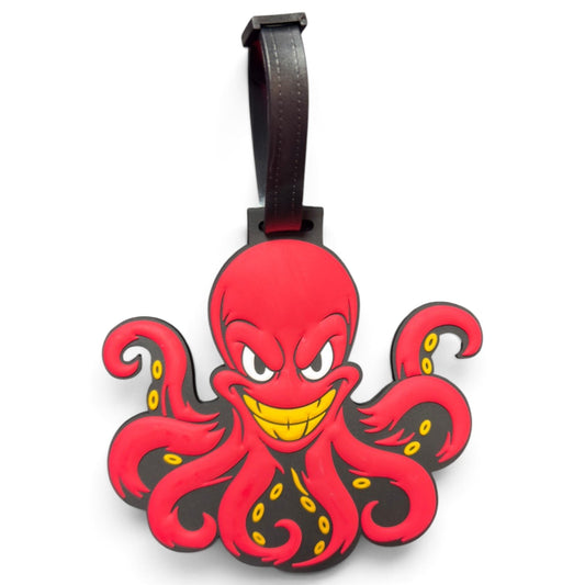 Octopus Clip-On Tag | Multi-Use Bag Tag, Travel Tag, Golf Accessory