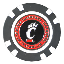 Load image into Gallery viewer, Officially Licensed Cincinnati Bearcats Poker Chip Ball Marker

