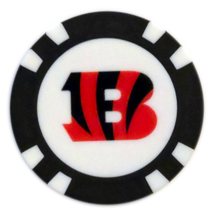 Load image into Gallery viewer, Officially Licensed Cincinnati Bengals Poker Chip Ball Marker
