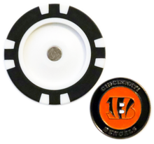 Load image into Gallery viewer, Officially Licensed Cincinnati Bengals Poker Chip Ball Marker
