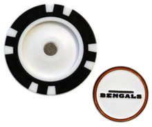 Load image into Gallery viewer, Officially Licensed Cincinnati Bengals Poker Chip Ball Marker
