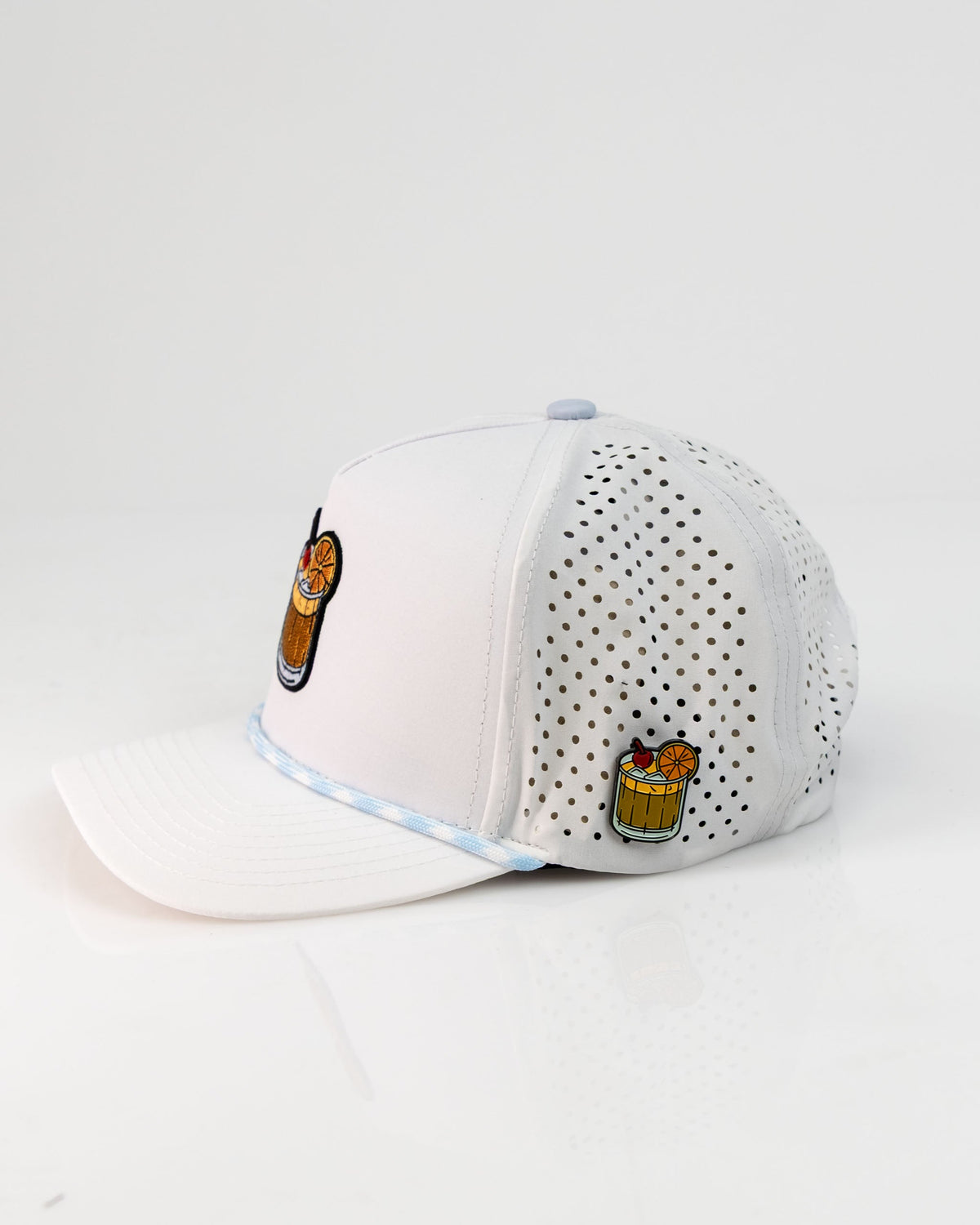 Old Fashioned White - Perforated Rope Hat