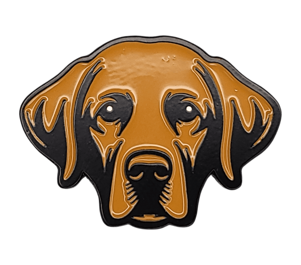 Chocolate Labrador Retriever Golf Ball Marker with Hat Clip