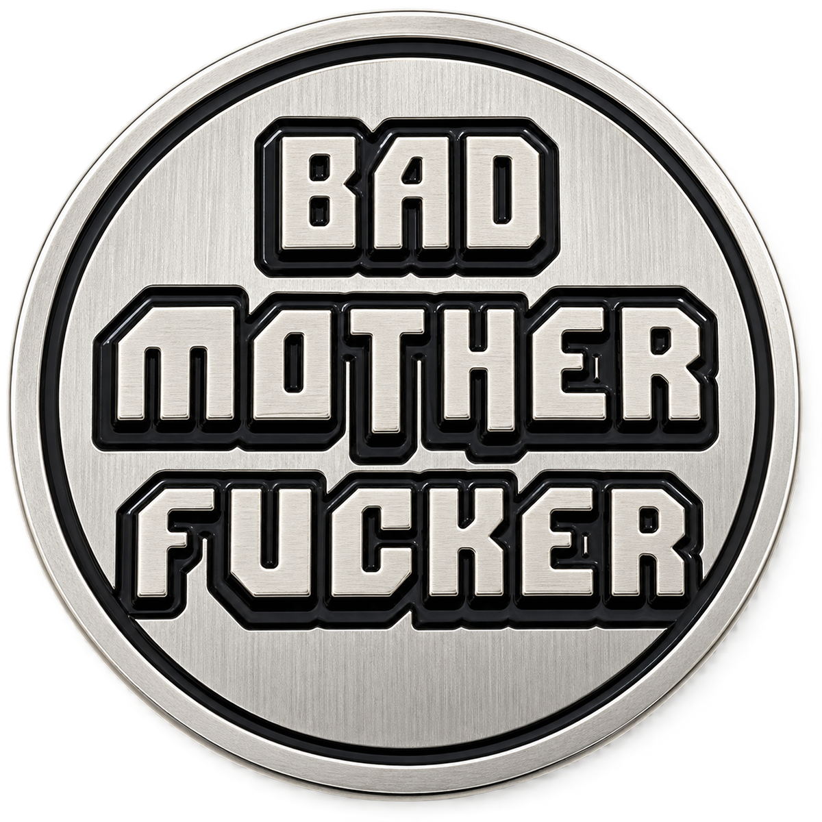 Bad Mother Fucker Golf Ball Marker & Hat Clip by ReadyGOLF