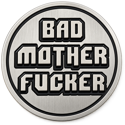 Bad Mother Fucker Golf Ball Marker & Hat Clip by ReadyGOLF