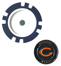 Load image into Gallery viewer, Officially Licensed Chicago Bears Poker Chip Ball Marker

