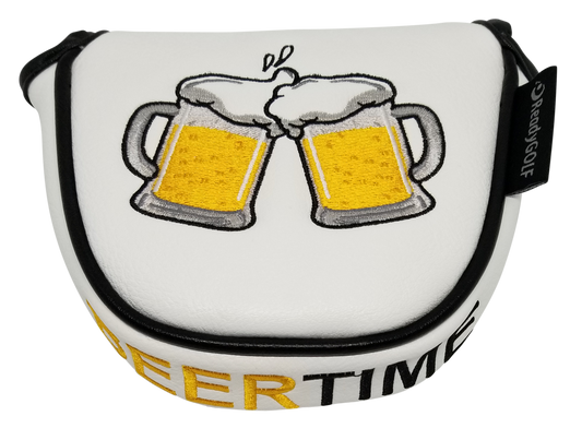 Beer Time Embroidered Putter Cover - Mallet