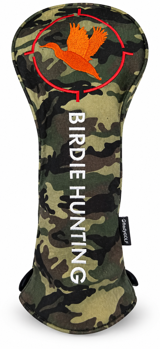 Birdie Hunting CAMO Embroidered Driver Headcover by ReadyGOLF