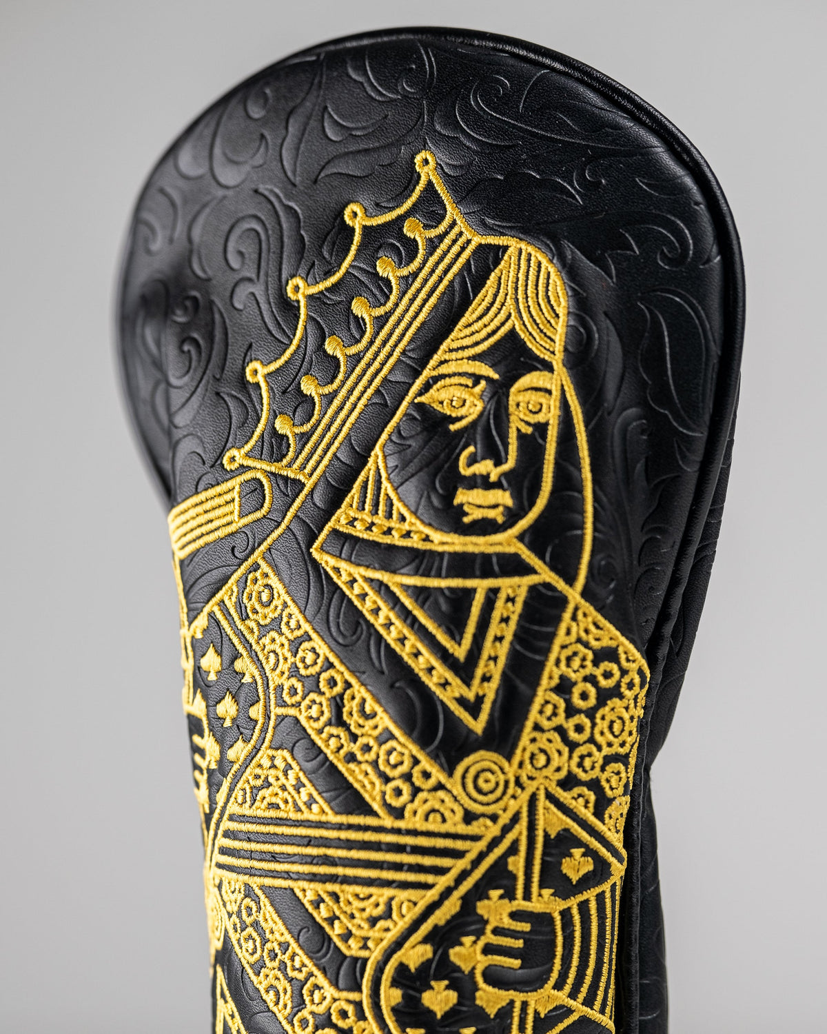 Black/Gold Queen of Spades - Fairway Headcover