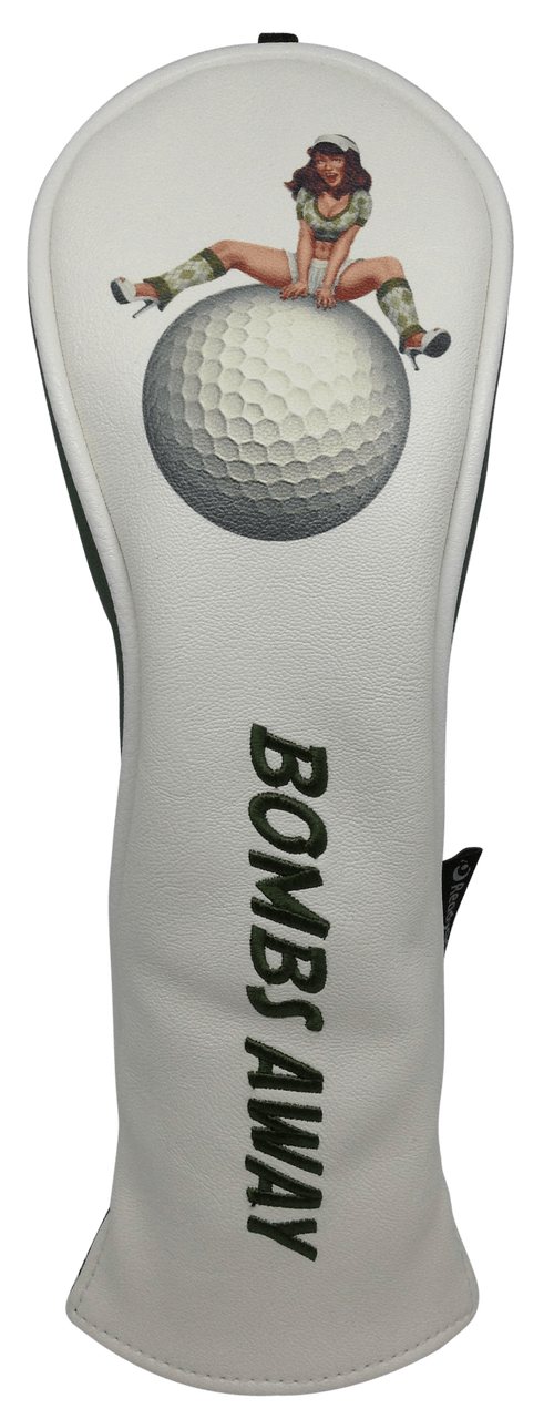 Bombs Away! Embroidered Pinup Hybrid Headcover by ReadyGOLF