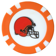 Load image into Gallery viewer, Officially Licensed Cleveland Browns Poker Chip Ball Marker
