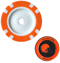 Load image into Gallery viewer, Officially Licensed Cleveland Browns Poker Chip Ball Marker
