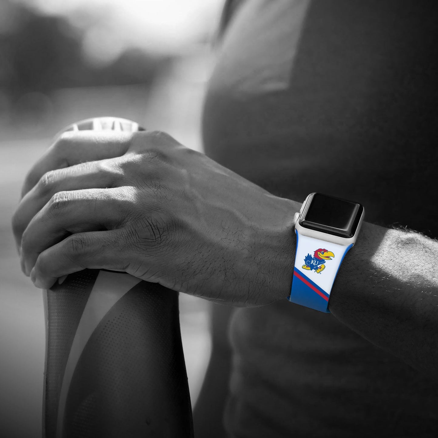 Kansas Jayhawks HD Apple Watch Band