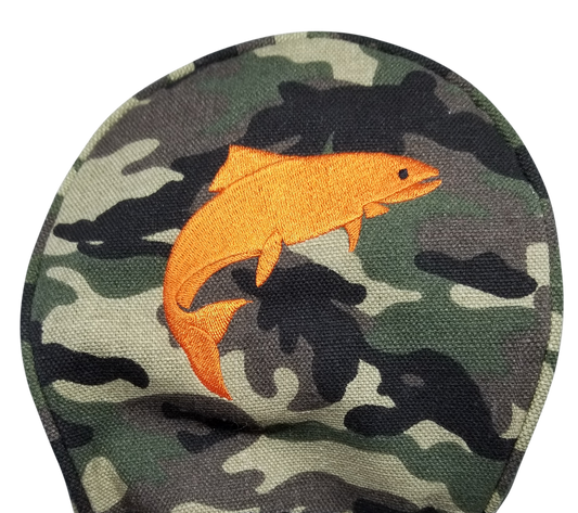 Camo Embroidered Driver Headcover by ReadyGOLF - Fishing