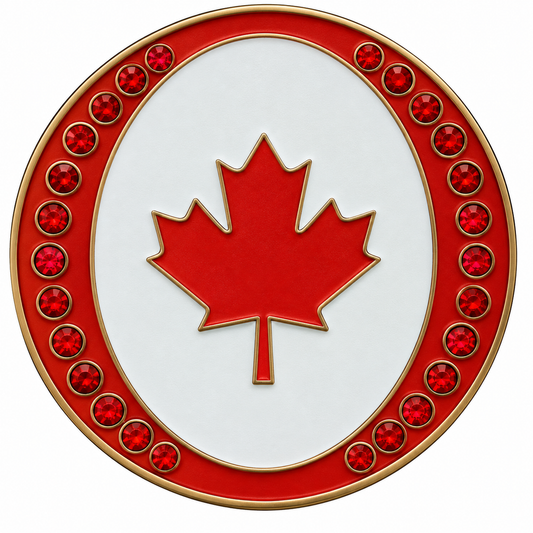 Oh Canada Crystal Ball Marker & Hat Clip | ReadyGOLF
