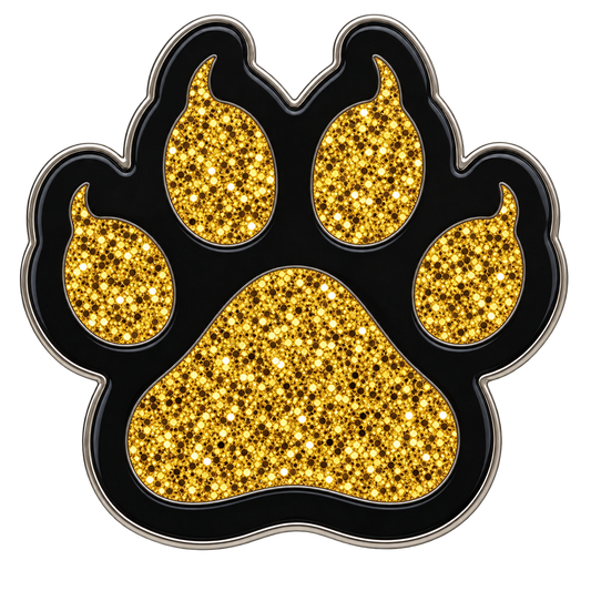 Cat Paw Print Gold Ball Marker & Hat Clip by ReadyGOLF
