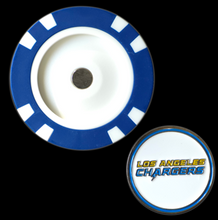 Load image into Gallery viewer, Officially Licensed Los Angeles Chargers Poker Chip Ball Marker
