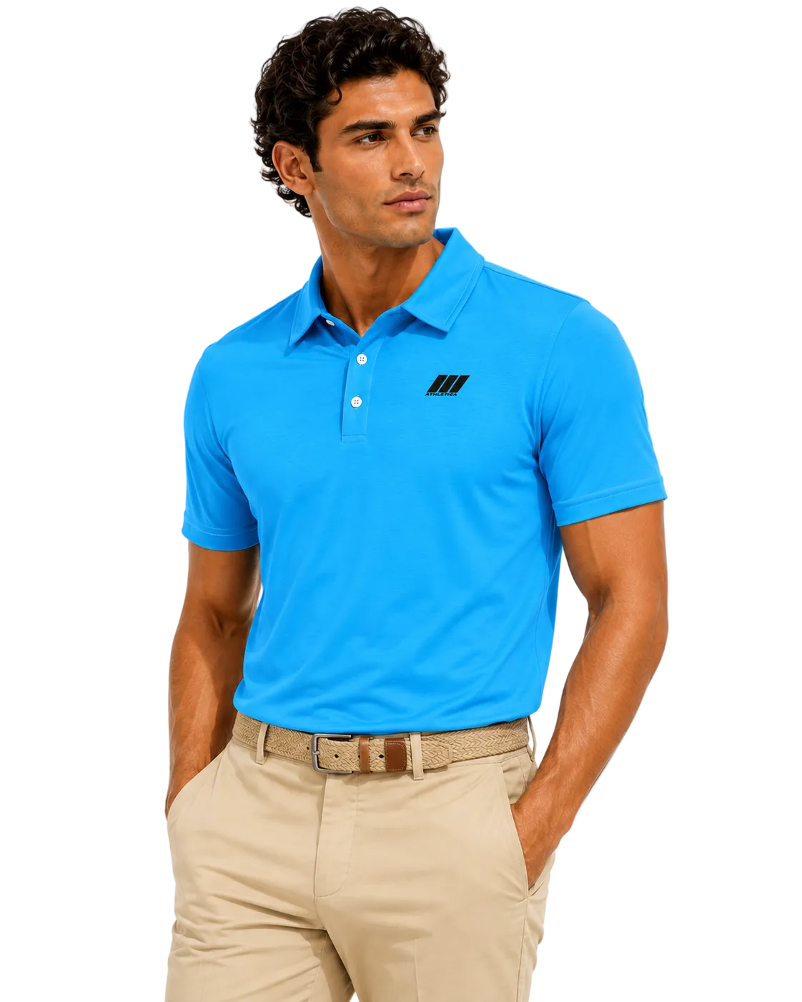 CROWN ATHLETICA /// Performance Polo (BLUE)