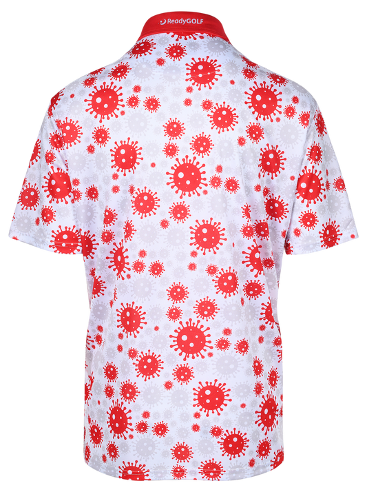 Covid Mens Golf Polo Shirt by ReadyGOLF (LIMITED EDITION)