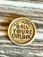 Load image into Gallery viewer, Tyson Lamb Crafted Woozy Ball Marker Brass

