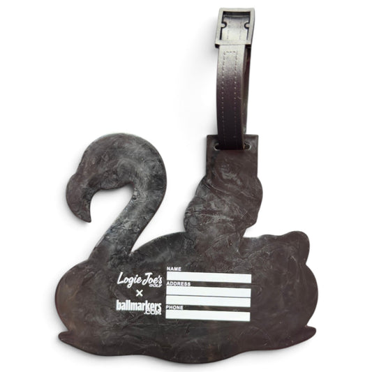 Flamingo Floatie Clip-On Tag | Multi-Use Bag Tag, Travel Tag, Golf Accessory