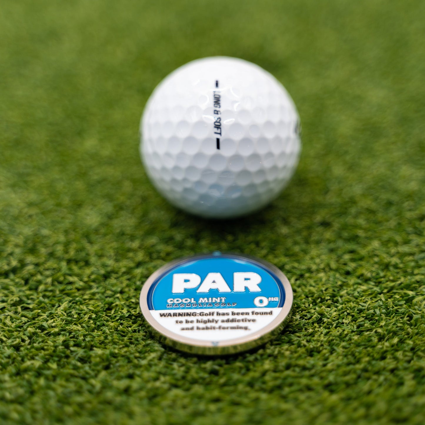 "PAR" BALL MARKER - Cool Mint