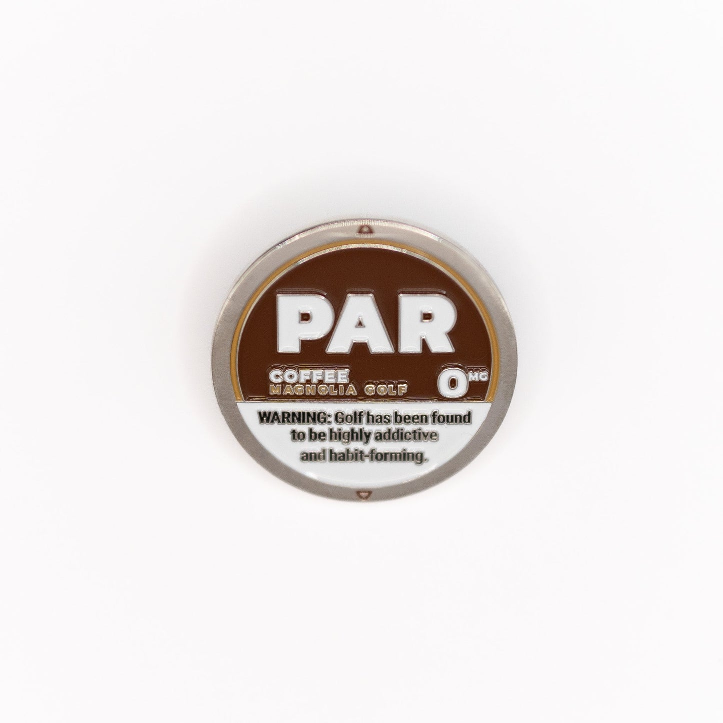 "PAR" BALL MARKER - Coffee