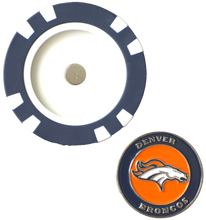 Load image into Gallery viewer, Officially Licensed Denver Broncos Poker Chip Ball Marker
