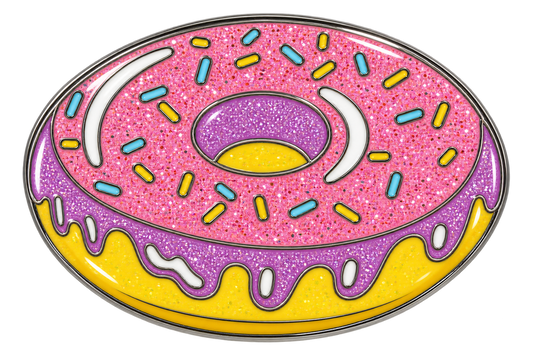 Donut Glitter Ball Marker & Hat Clip by ReadyGOLF