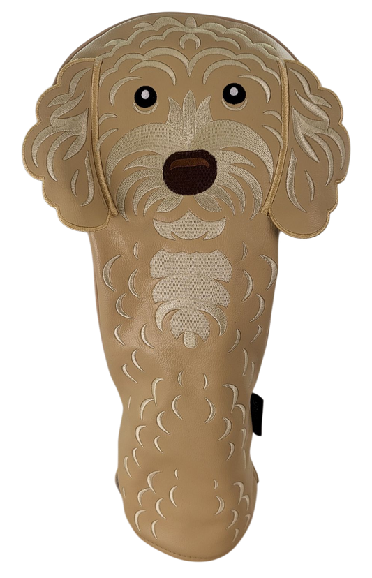 Doodle Embroidered Classic Driver Headcover by ReadyGOLF - Blonde