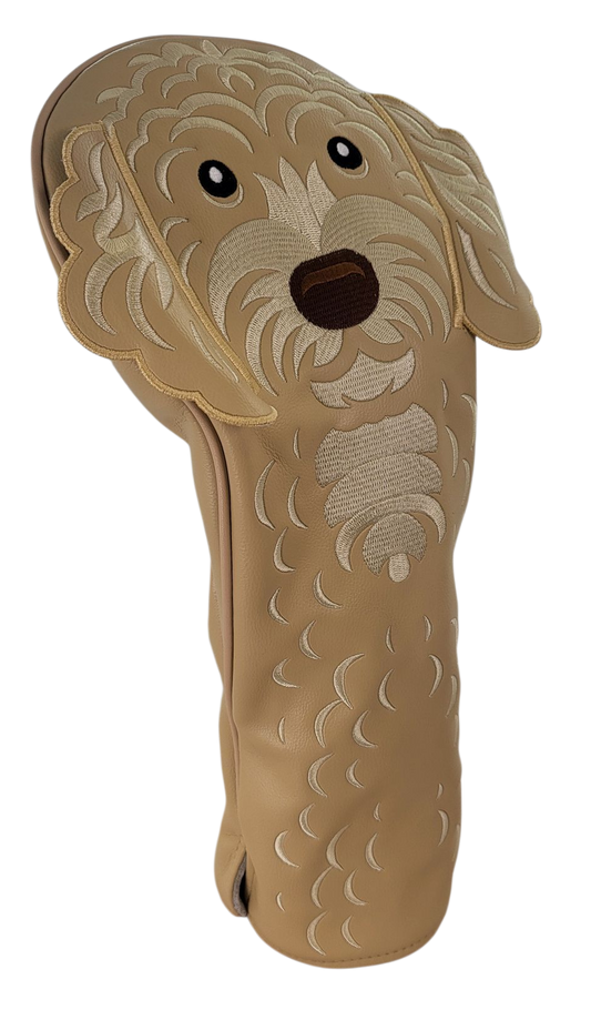 Doodle Embroidered Classic Driver Headcover by ReadyGOLF - Blonde