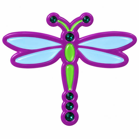 Dragonfly Crystal Ball Marker & Hat Clip by ReadyGOLF